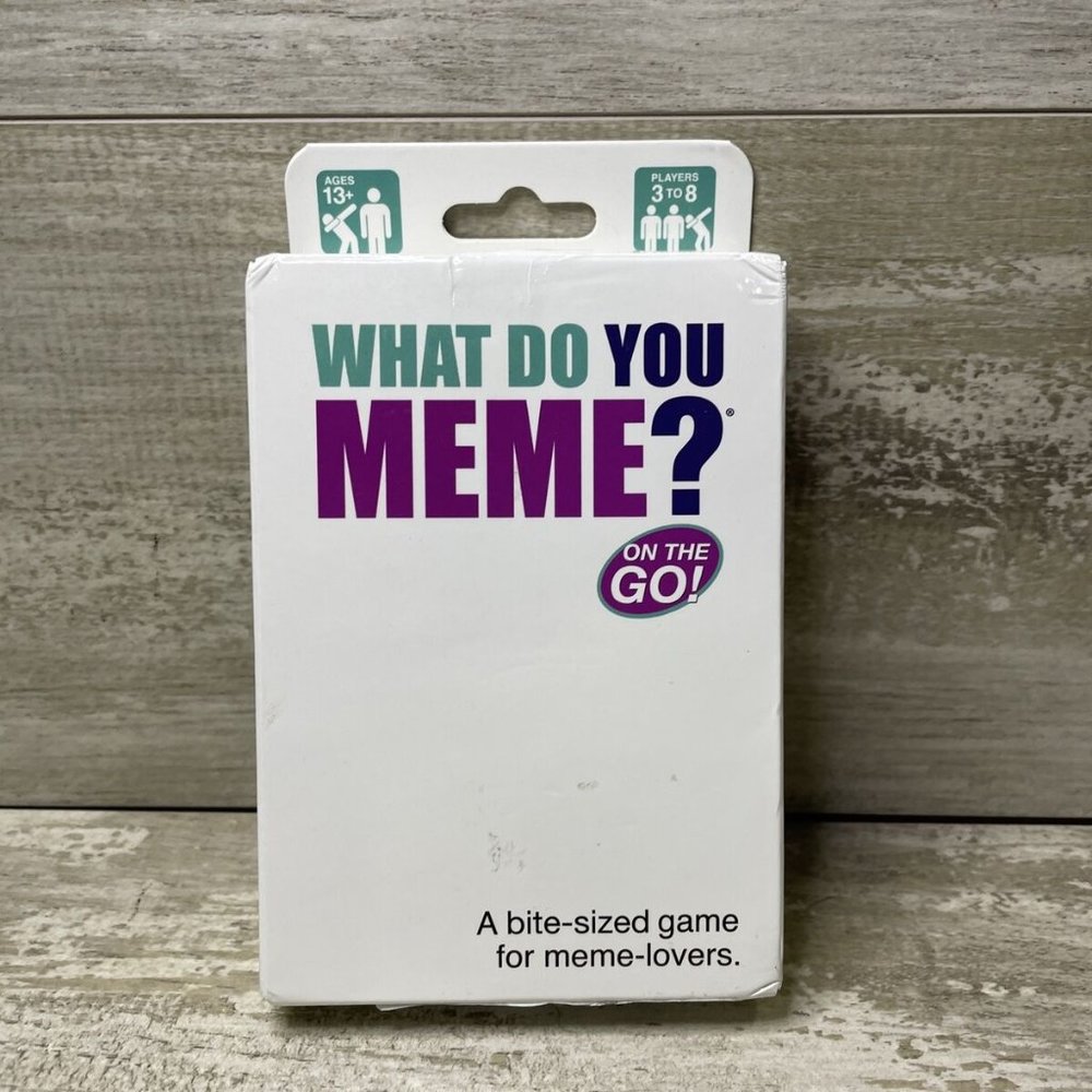 WHAT DO YOU MEME? On The Go! The BiteSized Travel Edition Card Game
